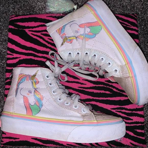 girls unicorn vans